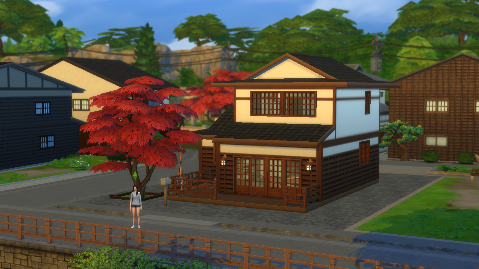The Sims 4 Japanese House Playpost