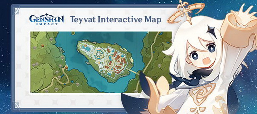 Genshin Impact Teyvat Inter Map