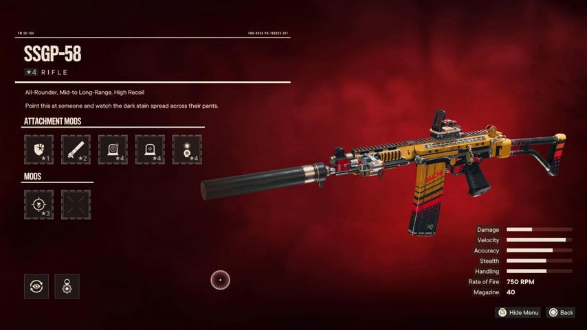 Far Cry 6 Gun Mod Gun