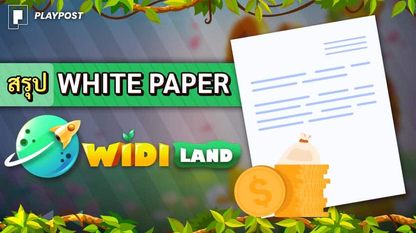 Widiland เหรียญ เกม นี้หาจากไหน สรุปข้อมูล White Paper - Playpost